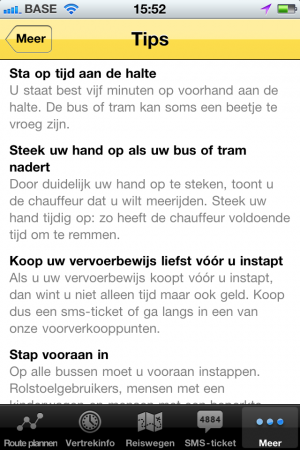 de lijn application iphone acheter un tips