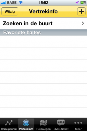 de lijn application iphone vertrekinfo