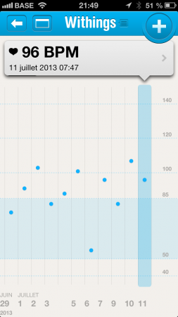 pulse withings application