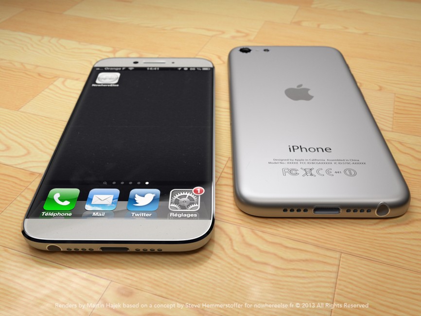 Concept de l’iPhone 6 réalisé par le designer Martin Hajeck.