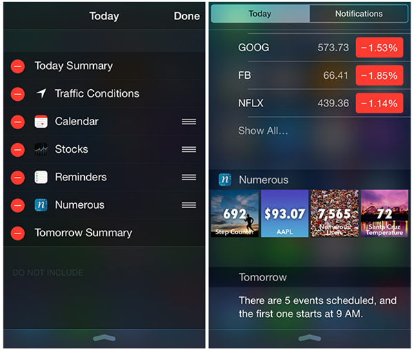 Numerous-widget