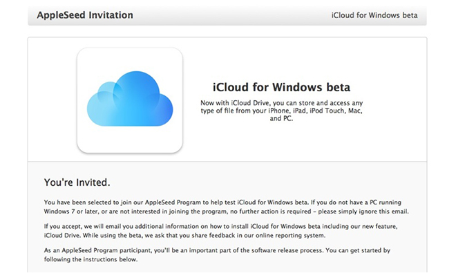 iCloud drive
