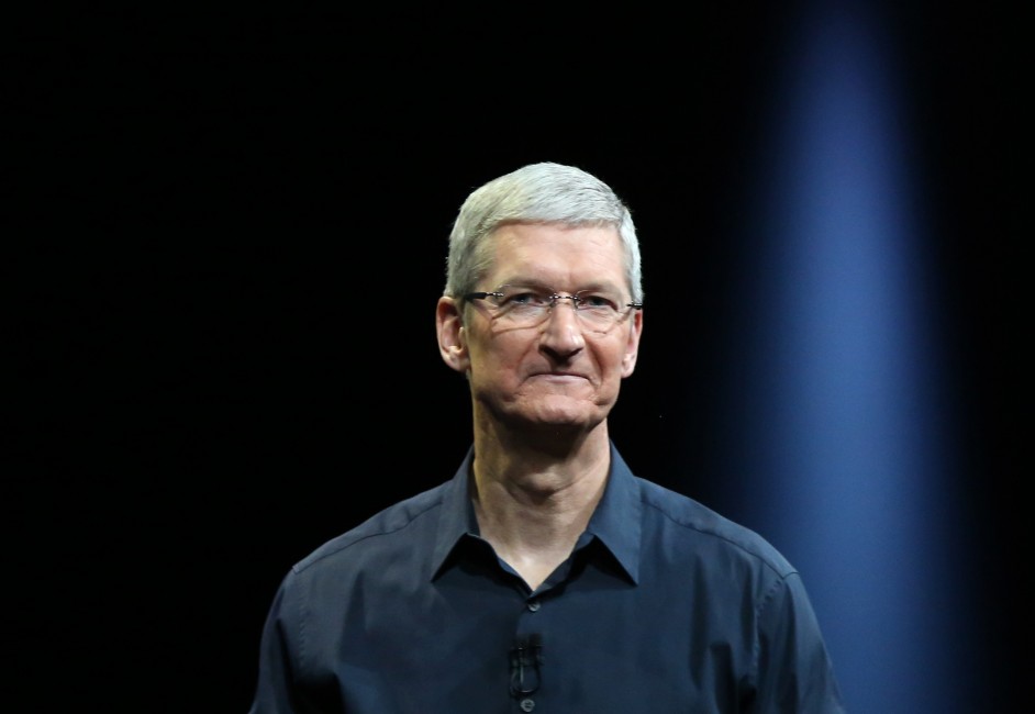 Apple CEO Tim Cook delivers his keynote address at the Worldwide Developers Conference in San Francisco, California