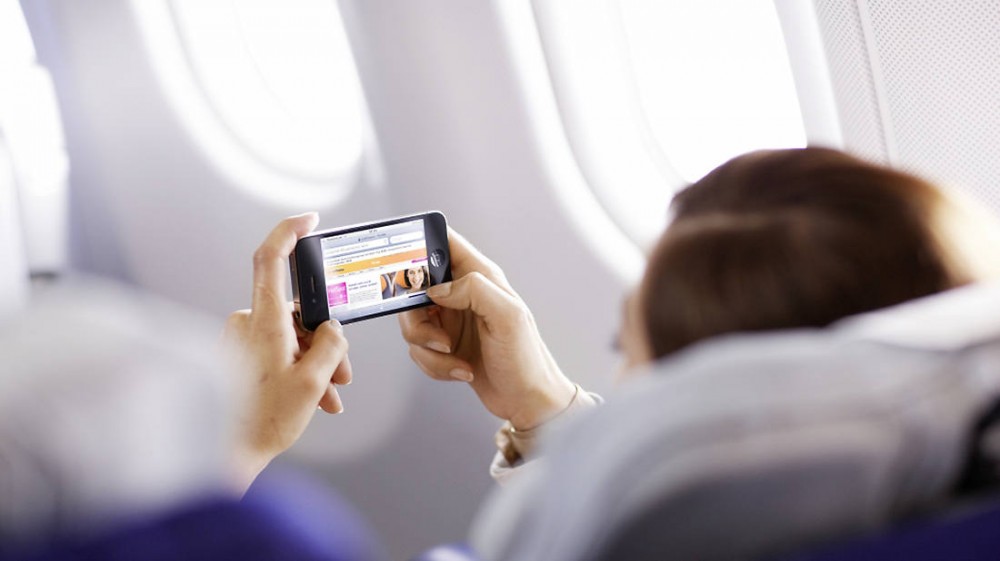 Flugzeug Smartphone