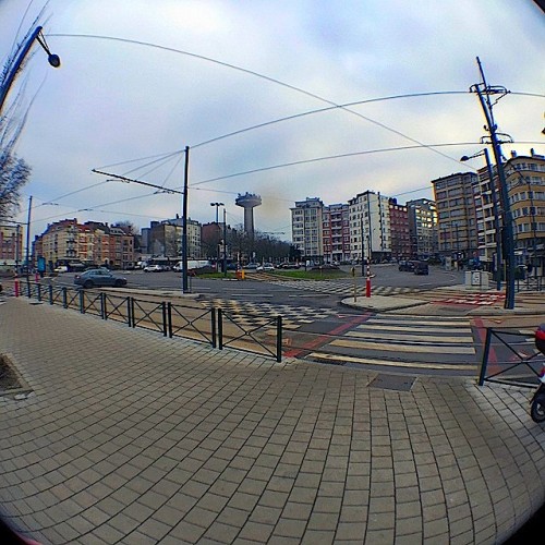 Photo réalisée avec l'objectif "fisheye" d'Olloclip - © Didier Blaise