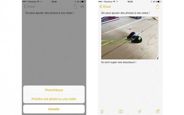photo notes iPhone BIP