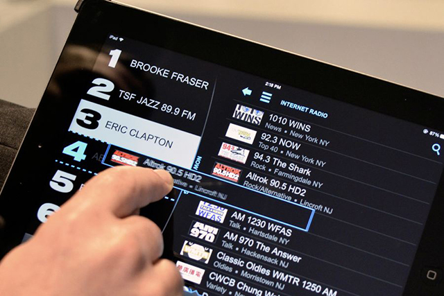 L'application SoundTouch pour iOS en action - Crédit photo: DR