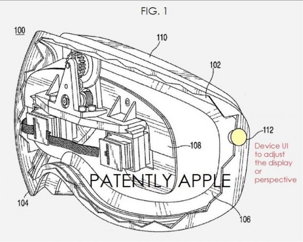 Un schéma issu d'un des brevets d'Apple. - © DR