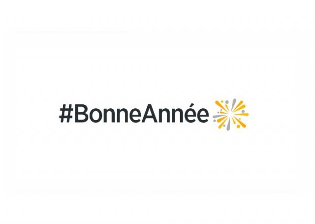 Le hashtag #BonneAnnée 2016