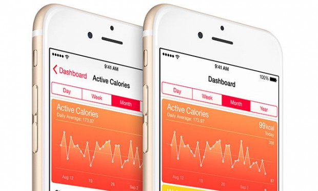Application de santé sur iOS