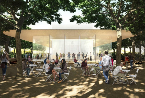 Visitor Apple's Center
