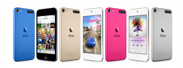 Les couleurs actuelles de l'iPod touch. - © DR