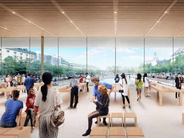 Le premier visuel communiqué par Apple. © DR
