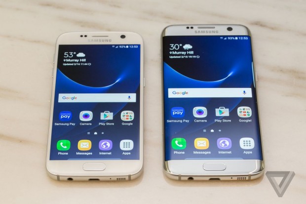 Les nouveaux Samsung Galaxy S7 - © DR