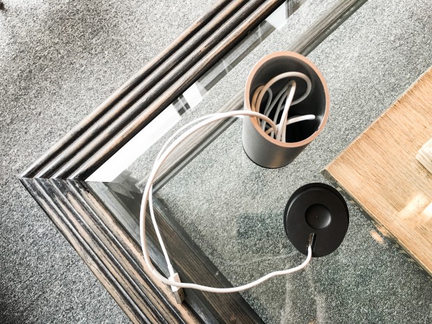 Le cable roulé à l'intérieur. - ©  AL