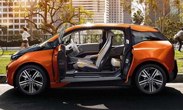 La BMW i3, une des premières voiture électrique grand-public à se tailler un joli succès. Et c'est une voiture allemande. - © DR