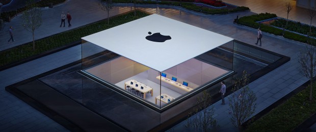 L'Apple Store d'Istanbul et ses étendues d'eau. - © DR