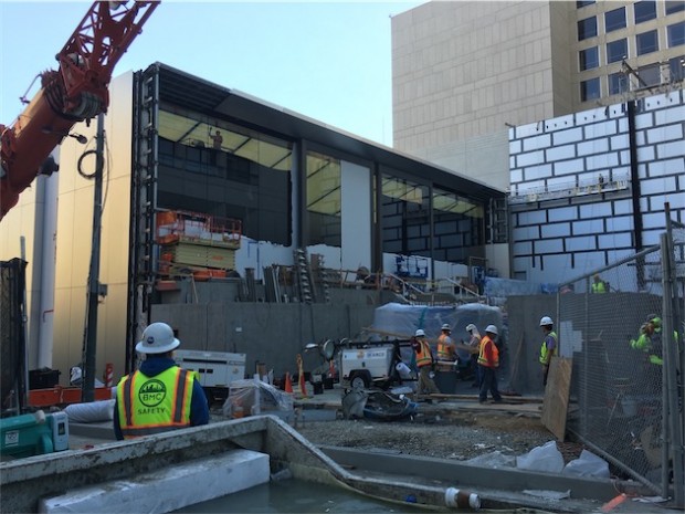L'état des travaux vendredi dernier à San Francisco. - © DR