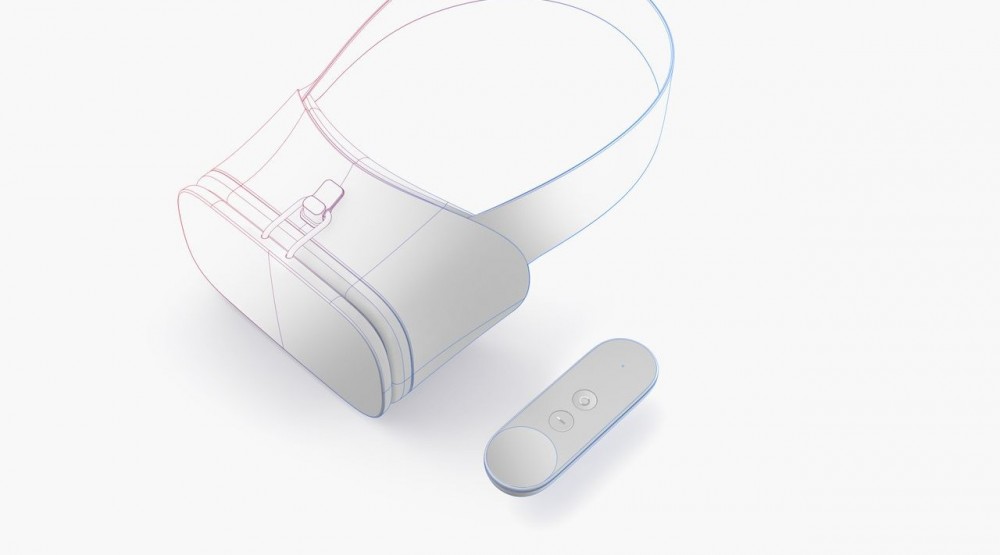 Une ébauche de casque compatible avec la future plate-forme Google Daydream © Google