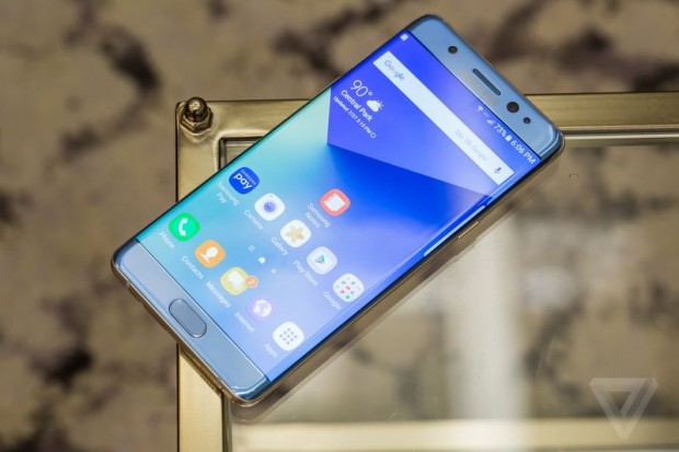 Le Samsung Galaxy Note 7. - © the verge