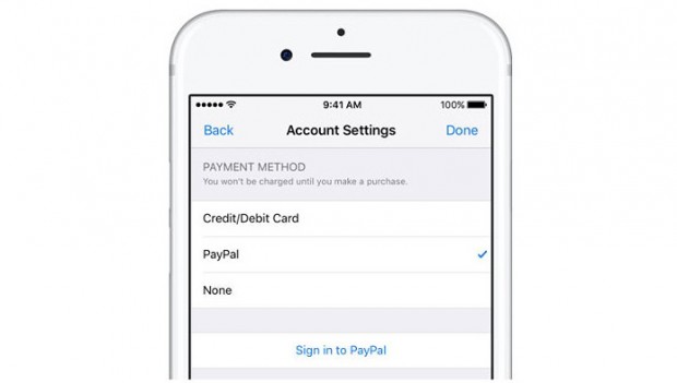 Paypal Apple Store
