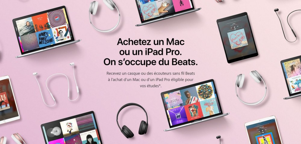Apple back to school FR