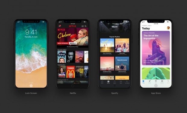 affichage écran iPhone 8