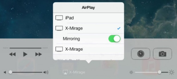 X-Mirage-AirPlay-list