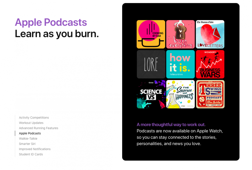 Podcasts WatchOS 5