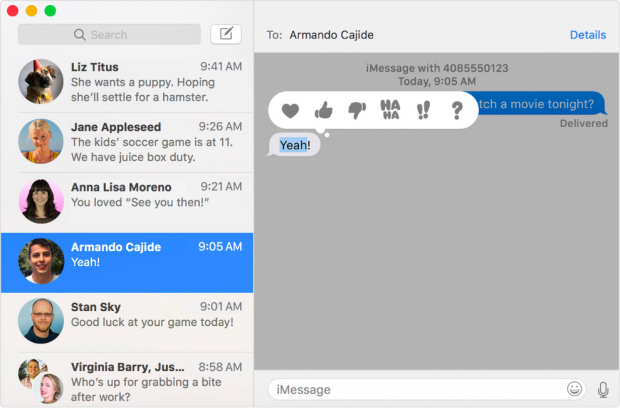 Messages