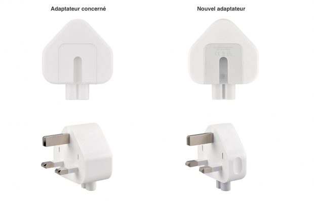 Adaptateur défectueux UK