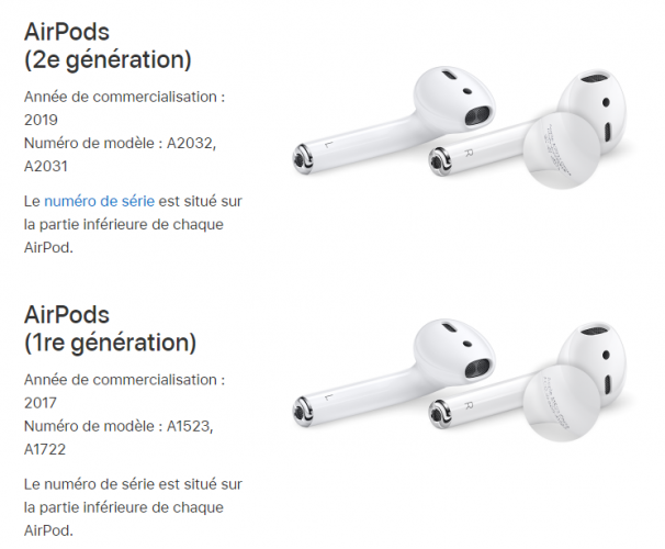 Quelle est la différence entre les AirPods 2 et 1 ? Lequels devriez-vous  acheter ? - ESR Blog