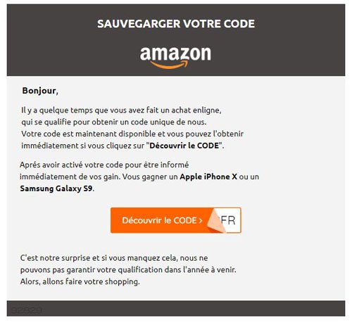 Arnaque Amazon