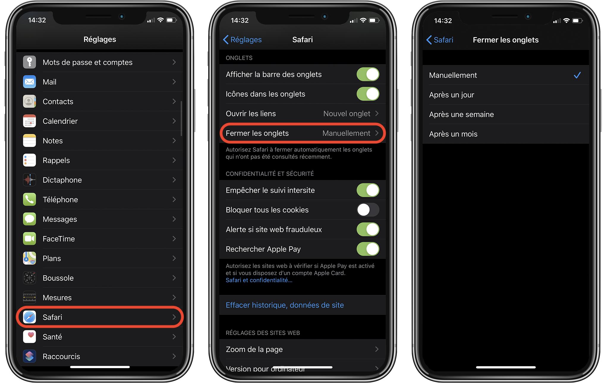 Comment fermer automatiquement les onglets dans Safari sur iPhone/iPad Belgium iPhone